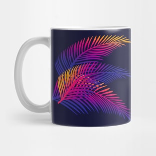 Neon Leaves Mug